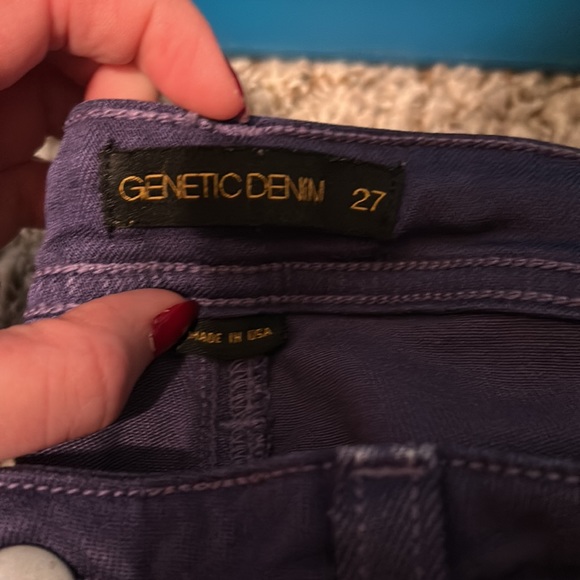 Purple genetic denim so soft size 27 the Shane - Picture 2 of 6